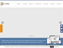 Tablet Screenshot of mvine.com